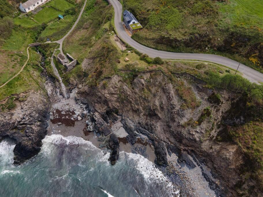 Cliff-Top Cottage On Coast Path W/Panoramic Views Trevine Luaran gambar