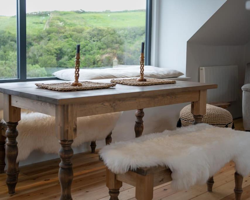 Cliff-Top Cottage On Coast Path W/Panoramic Views Trevine Luaran gambar